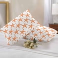 thumbnail image 3 of Outdoor Pillow Cover Summer Starfish Set of 2 Waterproof Throw Pillowcases Beach Orange Decorative Patio Furniture Pillows for Couch Garden Indoor & Outdoor Use, 3 of 9