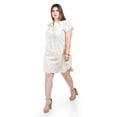 thumbnail image 2 of Vestido camisero de lino Roman Fashion /Tallas Extras, 006 (Estampado negro) negro 36, 2 of 6