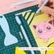 thumbnail image 4 of Juego de 4 Uds. De herramientas creativas para diario, papelería, bolígrafo de pegamento de puntos, cuchillo para tallar, pala, pinzas, suministros escolares DIY, herramienta de cuenta manual, 4 of 5