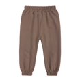 thumbnail image 4 of LWNYDPLSD Youth Xl Sweatpants Boys Size 10 Sweatpants Thermal Pants for Kids Newborn Baby Clothes Mother Birthday Gifts Boy Clothes Size 10-12 18, Brown 10-11 Years, 4 of 7