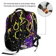 thumbnail image 3 of Neon Yellow Paw Print Backpack Men Women Teenage Daypack College Canvas Bags Lightweight, 3 of 6