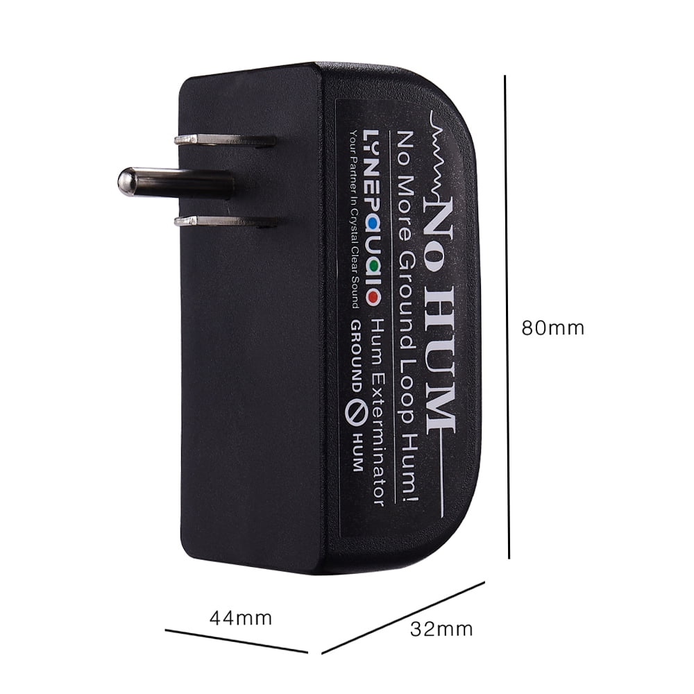 ammoon LINEPAUDIO Buzz Eliminator AC Ground Loop Noise Eliminator Plug-In AC Buzz Killer Hum Eliminator Noise Canceller