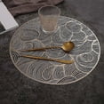 thumbnail image 4 of Set of 6 Gold Round Placemats, 4 of 4