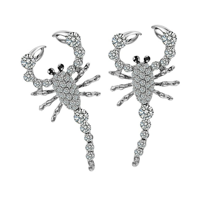 Pendientes De Escorpión Con Ostentación Exagerada Para Concierto Halloween Cumpleaños Yuyangstore Aretes