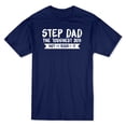 thumbnail image 1 of T-shirt Homme Marine Citation "Step Dad The Hardust Job But I Rock It", 1 of 1