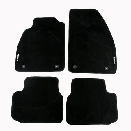 Rear Well Carpet - Custom Fit 13-15 Chevrolet Malibu 50oz Nylon Floor Mat Carpet Front + Rear
