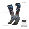 thumbnail image 4 of Honeii Joyful Animated Bird Print Long Socks,Novelty Design Socks Gift for Men and Women,Crew Socks,Calf Socks, 4 of 6