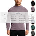 thumbnail image 3 of Men Fall Clothes,Athletic Shirts for Men Solid Color Long Sleeve 1/4 Zip Stretchy Sport T-Shirts with Thumb Hole Casual Gym Workout Top, 3 of 7
