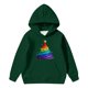 thumbnail image 4 of Sudadera con capucha para niñas y niños, sudadera de manga larga con cuello redondo y estampado de moda, jersey con bolsillo, sudadera de poliéster para niñas, 4 of 8