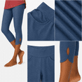 thumbnail image 2 of XUNKUSGA Capri Pants for Women Casual Elastic Waist Pull On Jeans for Women Soft Stretchy Womens Denim Shorts Fashion Skinny Cutout Denim Leggings for Women S-3XL,Blue, 2 of 10