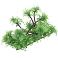thumbnail image 4 of 2pcs 3.9 Inch Height Artificial Coconut Palm Plant for Aquarium Fish Tank Green, 4 of 8