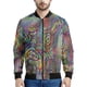 thumbnail image 2 of Chaqueta con cremallera con estampado 3D de degradado psicodélico para hombres, sudaderas de gran tamaño, chaquetas bomber de manga larga para primavera y otoño para mujeres, 2 of 5