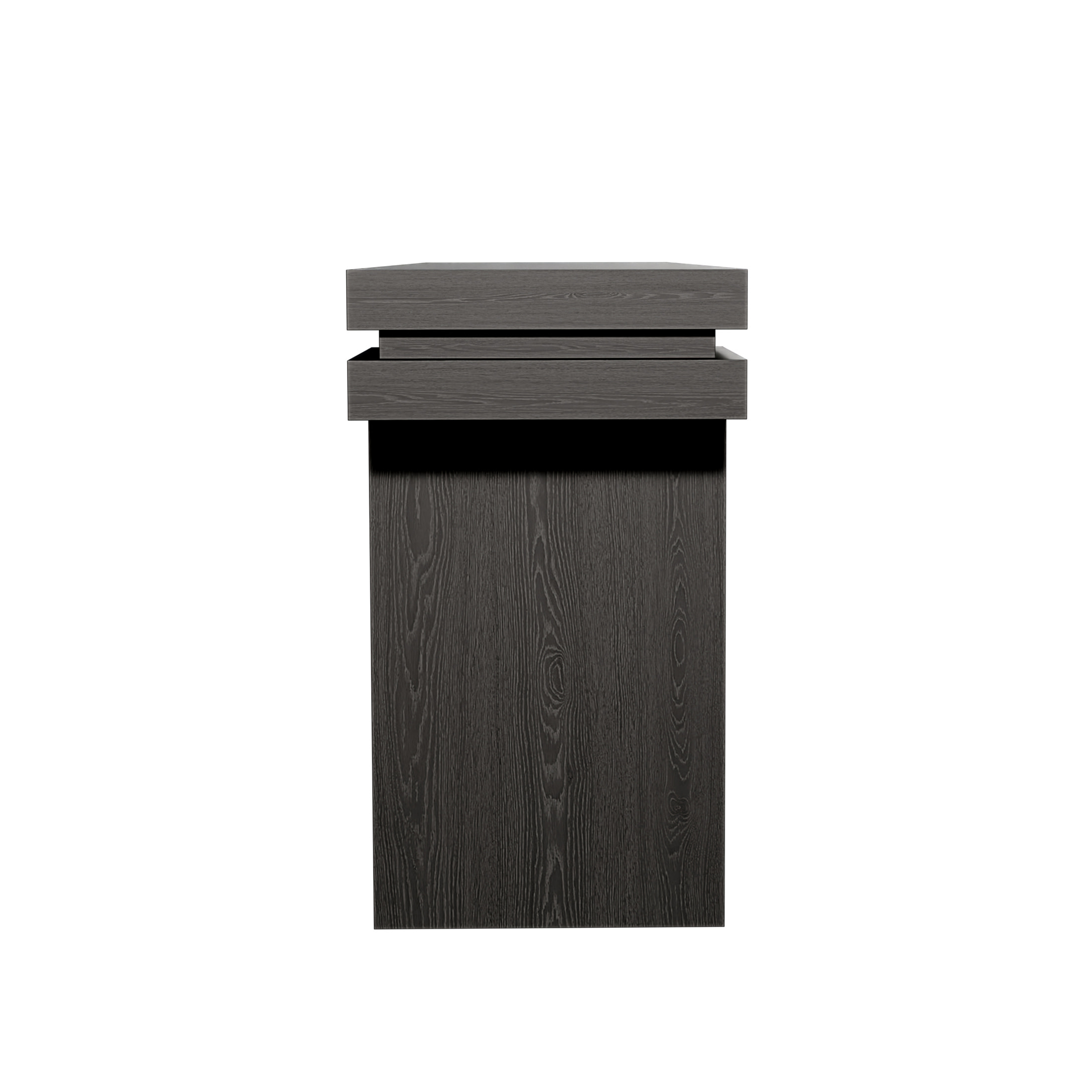 Noble House Ulsten Wooden Sofa Console Table in Black, Minimalist Design for Entryway, Hallway, or Living Room