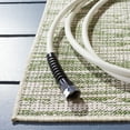 thumbnail image 3 of SAFAVIEH Hampton Karaugh Abstract Indoor/Outdoor Runner Rug, Green/Beige, 2' x 9', 3 of 9