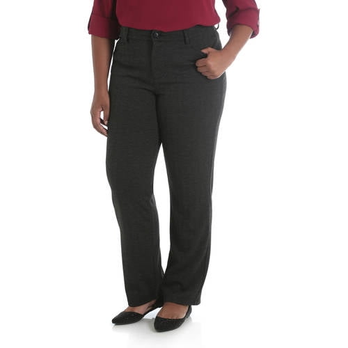 Lee Riders Lee Riders Women's Plus Ponte Knit Straight Leg Pant
