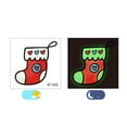 thumbnail image 3 of Children's Christmas luminous tattoo stickers face stickers snowflake waterproof luminous tattoo stickers, 3 of 4