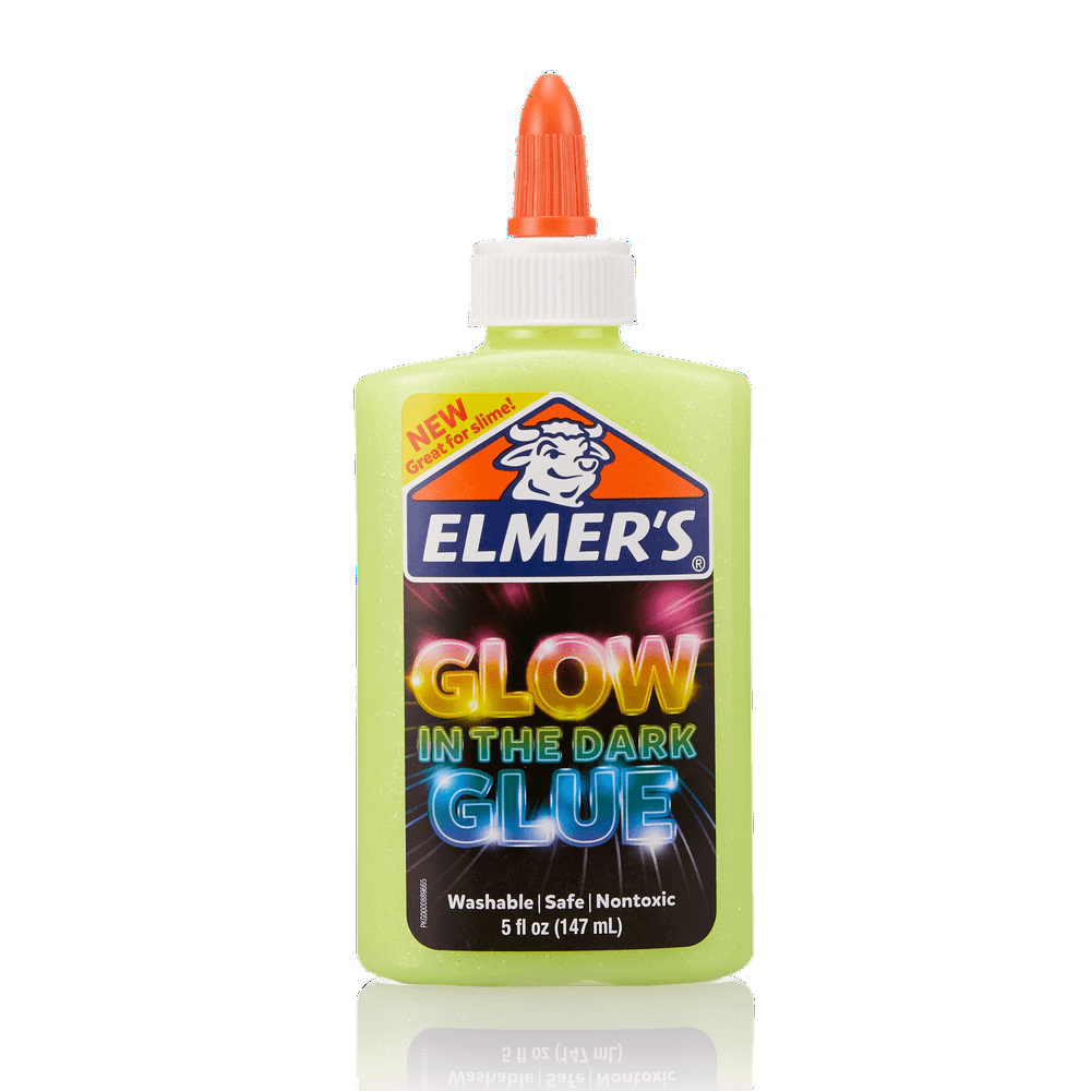 Elmer's GlowintheDark Liquid Glue, Great for Making Slime, Washable
