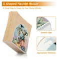 thumbnail image 4 of Qxltty Scarecrow Acrylic Napkin Holder Set of 2 Transparent Dining Table Kitchen Cafeteria Home Decor 4.1x4.9x1.97in, 4 of 9