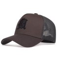 thumbnail image 5 of Unisex Gothic Letter Embroidery Baseball Net Caps Spring and Summer Outdoor Adjustable Casual Hats Sunscreen Hat Black Adjustable, 5 of 5