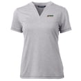 thumbnail image 2 of Women's Cutter & Buck Heather Gray Florida A&M Rattlers Forge Blade V-Neck Top, 2 of 3