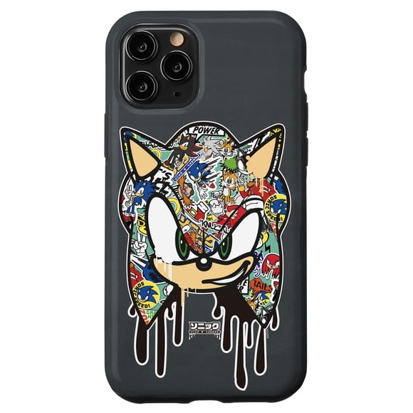 Funda de teléfono Sonic The Hedgehog Sticker para iPhone 11 Pro