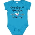 thumbnail image 3 of Inktastic Grandma and Grandpa Love Me Heart Grandchild Boys or Girls Baby Bodysuit, 3 of 5