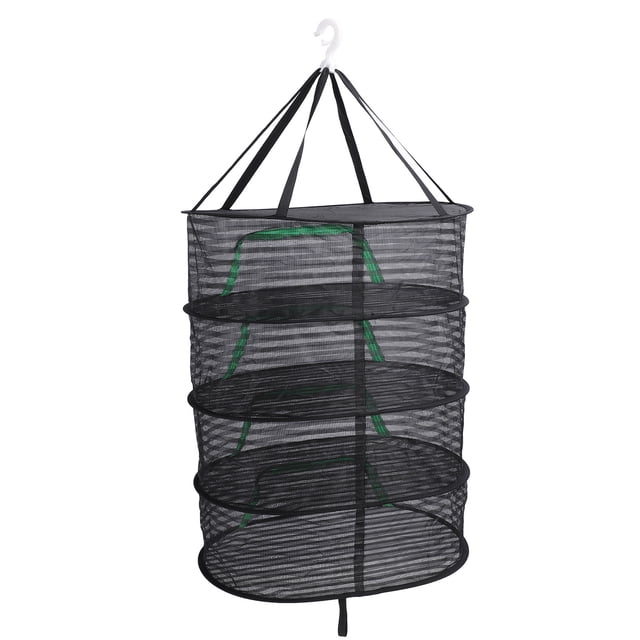 Red de Malla Secado Colgante, Rejilla para Secadora de Plantas Con Cremallera, Red de Secado que Ahorra Espacio para Pétalos Flores, Verduras, Frutas para Uso Doméstico y
