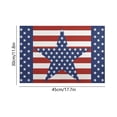 thumbnail image 3 of SLYNSHome Memorial Day Placemat,Patriotic Place Mats 4th of July Veterans Table Mats Independence Day Holiday Table Placemats for Indoor Outdoor Party Dining, 3 of 6