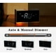 thumbnail image 3 of iTOMA Radio despertador, reloj con pantalla LED blanca de 1,4" con Bluetooth, radio FM, alarma dual, temporizador de apagado, repetición, atenuador automático y manual, cargador USB y luz nocturna CKS, 3 of 5