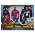 thumbnail image 2 of Marvel Titan Series Spider-Man, Venom, Miles Morales, pack de 3 figurines, 2 of 15
