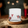 thumbnail image 4 of Christmas Glass Tumbler with Red Bow, Festive Drinkware for Holiday Beverages, Clear Glass Cup for Home & Party, Xmas Gift for Drinkware Collectors & Seasonal Celebrations, 4 of 6