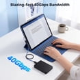 thumbnail image 4 of Kit de adaptadores Cable Matters Combo-Pack USB-C en ángulo recto de 40 Gbps, 4 of 7
