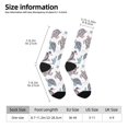 thumbnail image 2 of Fotbe Tribal Style Turtle Pattern Long Socks for Men & Women – Breathable & Stretchy Compression Socks, Ideal for Running, Travel, and Everyday Wear Size 5-11, 2 of 6