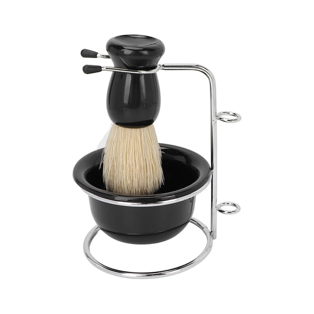 Afeitar JUEGO DE CEPILLOS, Tazón de Afeitar Buen Soporte de Afeitar de Regalo para los Hombres
