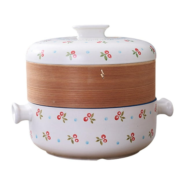Olla de cerámica para cocinar, , utensilios de cocina multiusos con tapa, cazuela tradicional, para servir olla caliente, cocinar arroz 25 litros