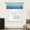 Blue, variant on Teal Blue Ombre Valance Curtains for Kitchen/Living Room/Bathroom/Bedroom Window, Rod Pocket Small Topper Half Short Window Curtains Voile Sheer Scarf, Modern Abstract Art Gradient Aesthetics 60"x18"