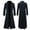 Black, variant on HAPIMO Workout Tuxedo Jacket Tailcoat Midi Jacket for Men Gothic Steampunk Medieval Jacket Fashion Lapel Frock Coat Casual Big Men's Double-Breasted Trench Coat Black L