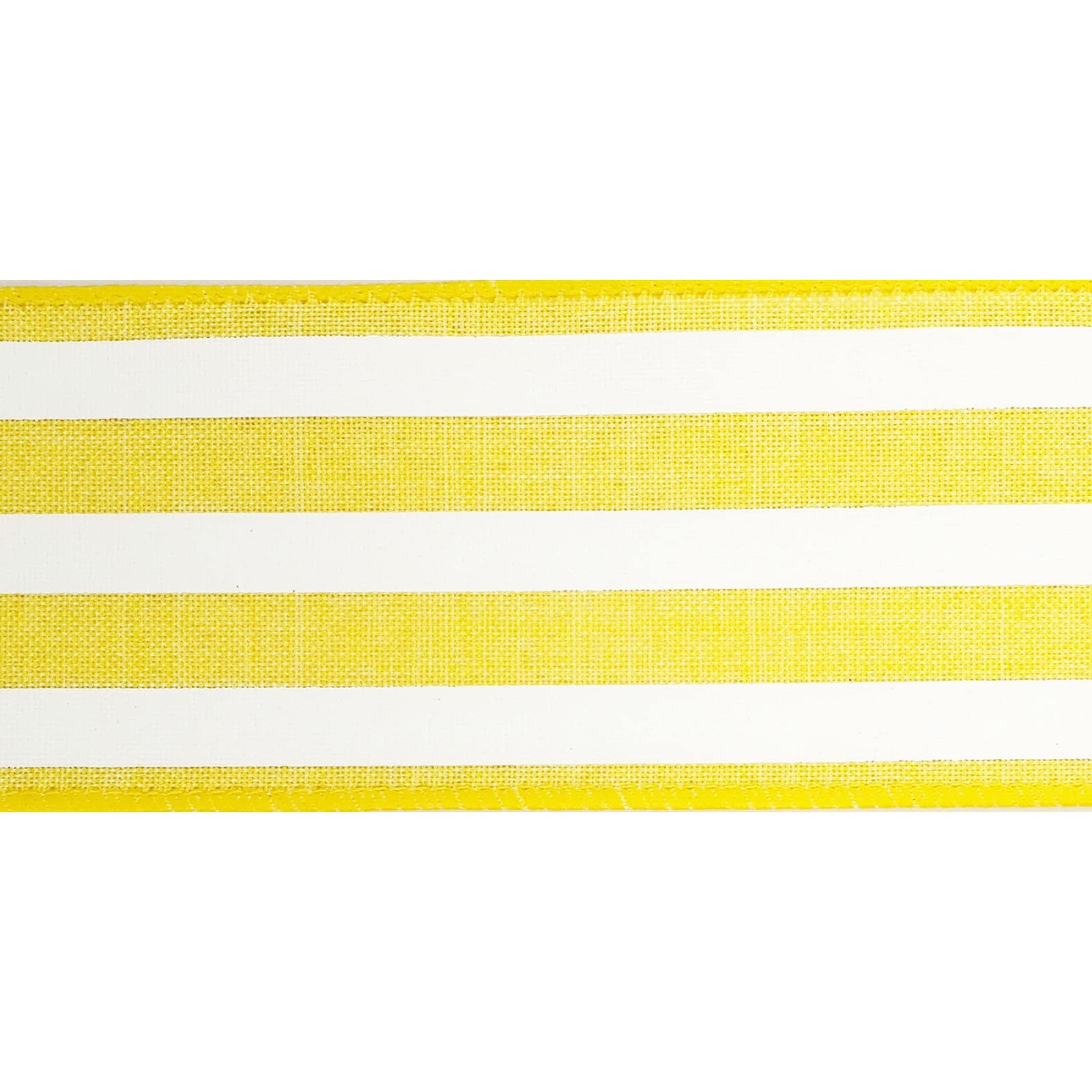 12 Pack: 2.5" x 25ft. Faux Linen Wired Thick Striped Ribbon by Celebrate It Decor