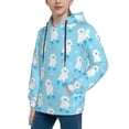 thumbnail image 2 of Daiia Skating Poodle Fun for Boys Fashion Hoodies & Sweatshirts with Kangaroo Pocket,Hooded Sweatshirt for Kid, Breathable& Moisture Wicking-Medium, 2 of 6