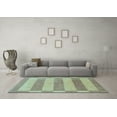thumbnail image 3 of Ahgly Company Indoor Rectangle Abstract Light Blue Modern Area Rugs, 5' x 8', 3 of 4