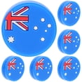thumbnail image 1 of 6pcs Racket Vibration Dampeners National Flag Designed Tennis Racket Shocking Absorbers, 1 of 6