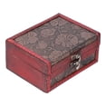 thumbnail image 3 of Vintage Jewelry Box, Jewelry Box Sophisticated Workmanship Multifunctional Retro Old Treatment Exquisite Flower Pattern  For Storage For Decoration For Props, 3 of 8