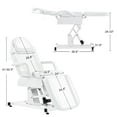 thumbnail image 3 of BarberPub 3 Motors Power Reclining Massage Table, Adjustable Esthetician Bed, 440 lbs Capacity, 3 of 9