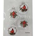 thumbnail image 5 of Holiday Time Dia 65mm 4Ct Cardinal Glass Ornament, 5 of 5