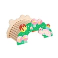 thumbnail image 5 of YWMJZEU Hamster Bridge Bearded Dragon Bridge Wood Reptiles Hide Cave Reptile Hideout for Flower Bridge, 5 of 9