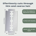 thumbnail image 3 of wqlpp-50 Count Double Edge Safety Razor Blades by - Double Edge | Made from USA Steel | Super Platinum Coated | Replacement Razor Blades, 3 of 4