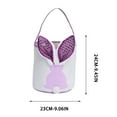 thumbnail image 3 of QTOCIO Luminous Easter Decorations Easter Eggs Carrying Baskets Easter Buckets Candy Gift Bags., 3 of 4