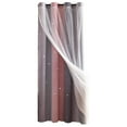 thumbnail image 2 of Panels Gradient Curtains Draperies for Kids Girls Bedroom Living Room Double Window Curtains Thermal Insulated, 2 of 9