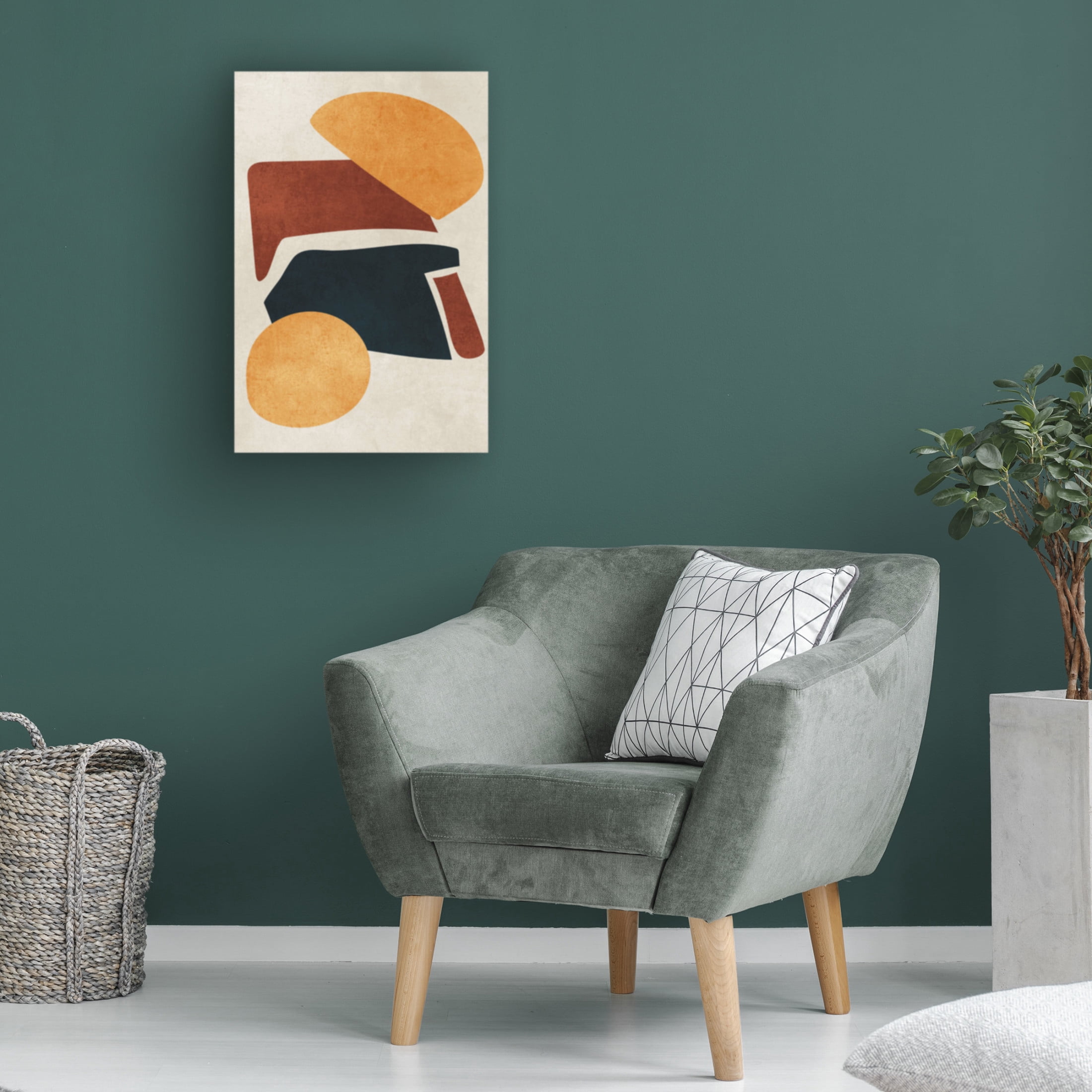 Canvas Wall Art - Incado 'Earth Tone' Wall Art for Living Room, Bedroom, or Office Décor by Trademark Fine Art - 22 x 32 Inches