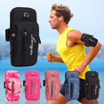 thumbnail image 2 of Sac de Bras de Sport Sac de Bras Lisse Fermeture Éclair Résistant à l'Usure Grande Capacité Antidérapant Texture Délicate Rangement Respirant Course Sport Entraînement Physique Sac de Bras Mobile Accessoire de Sport, 2 of 6
